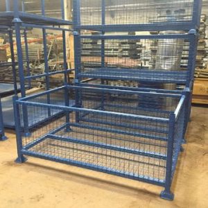 Large Mesh Stillage Cage (Mesh Base, 2.3m Wide)